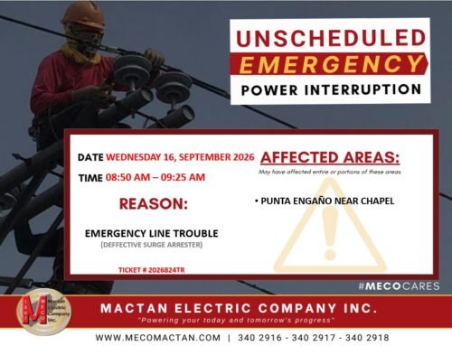 SEPTEMBER 16, 2026 OUTAGE NOTICES