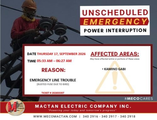 SEPTEMBER 17, 2026 OUTAGE NOTICES
